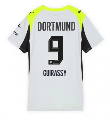 Borussia Dortmund Serhou Guirassy #9 Udebanetrøje Dame 2025-26 Kortærmet
